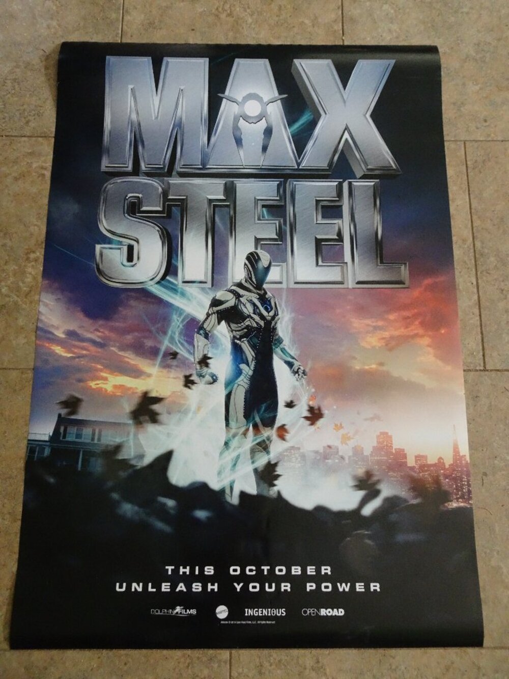 Max Steel - Movie Poster with Ben Winchell as Max Mcgrath - Advance